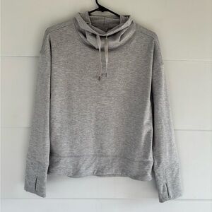 Apana Small Womens Cowl Neck Pullover Top Long Sleeve Sweatshirt Athletic Casual